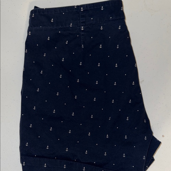 Nautica Navy Anchor Print Shorts - Picture 5 of 6